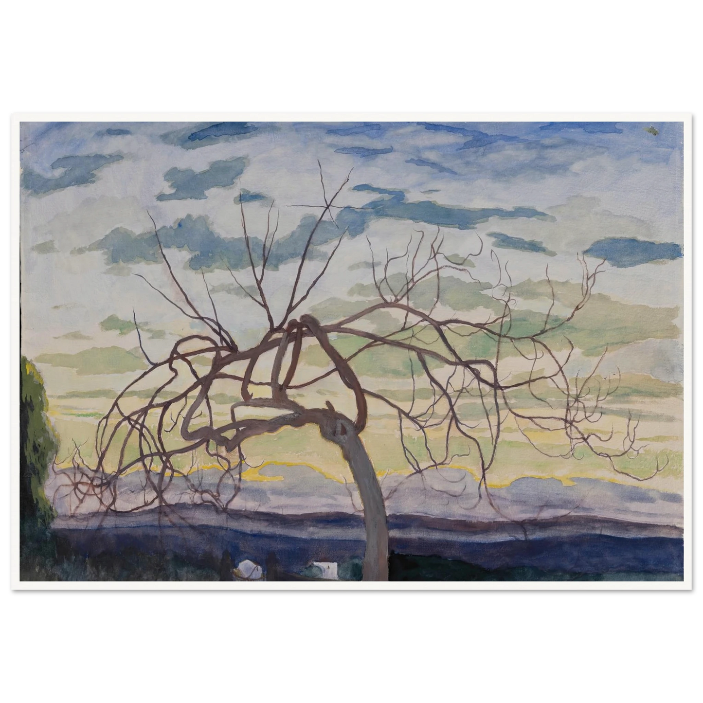 Vijgenboom in de winter, Grasse (1922) Art Print | Leon Spilliaert-Quipham Collections