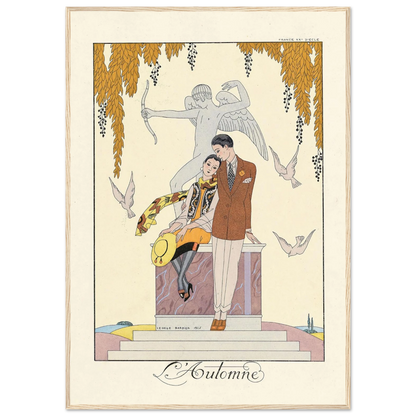 L’Automne (Autumn) (1922–1926) Art Print | George Barbier-Quipham Collections