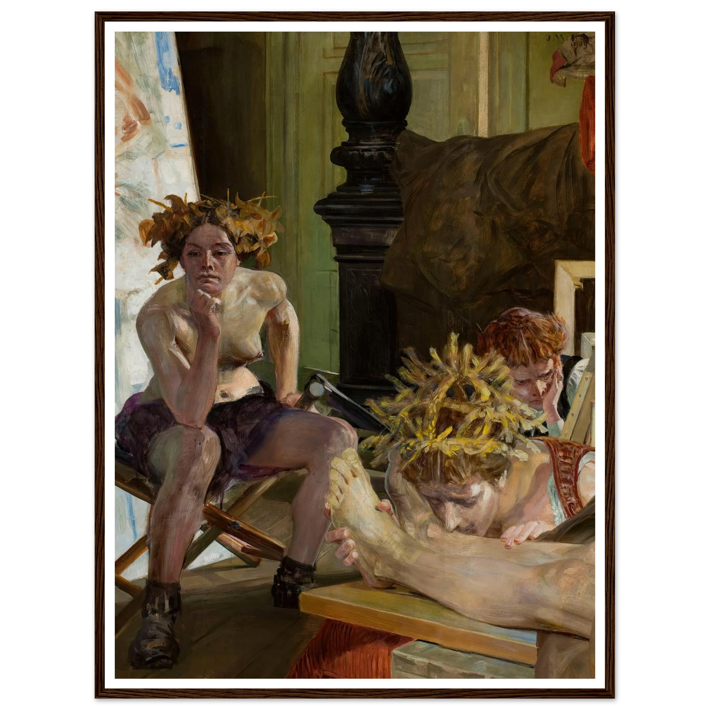 Artist’s death (1909) Art Print | Jacek Malczewski-Quipham Collections