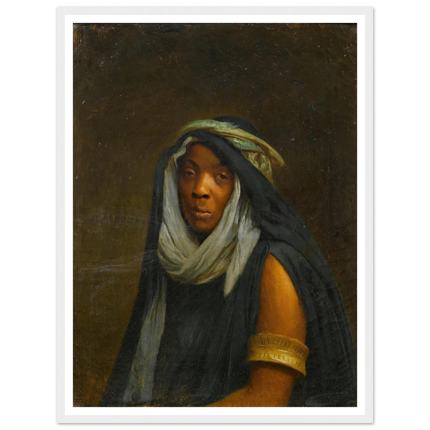 The black servant girl Art Print | Jean Leon Gerome-Quipham Collections