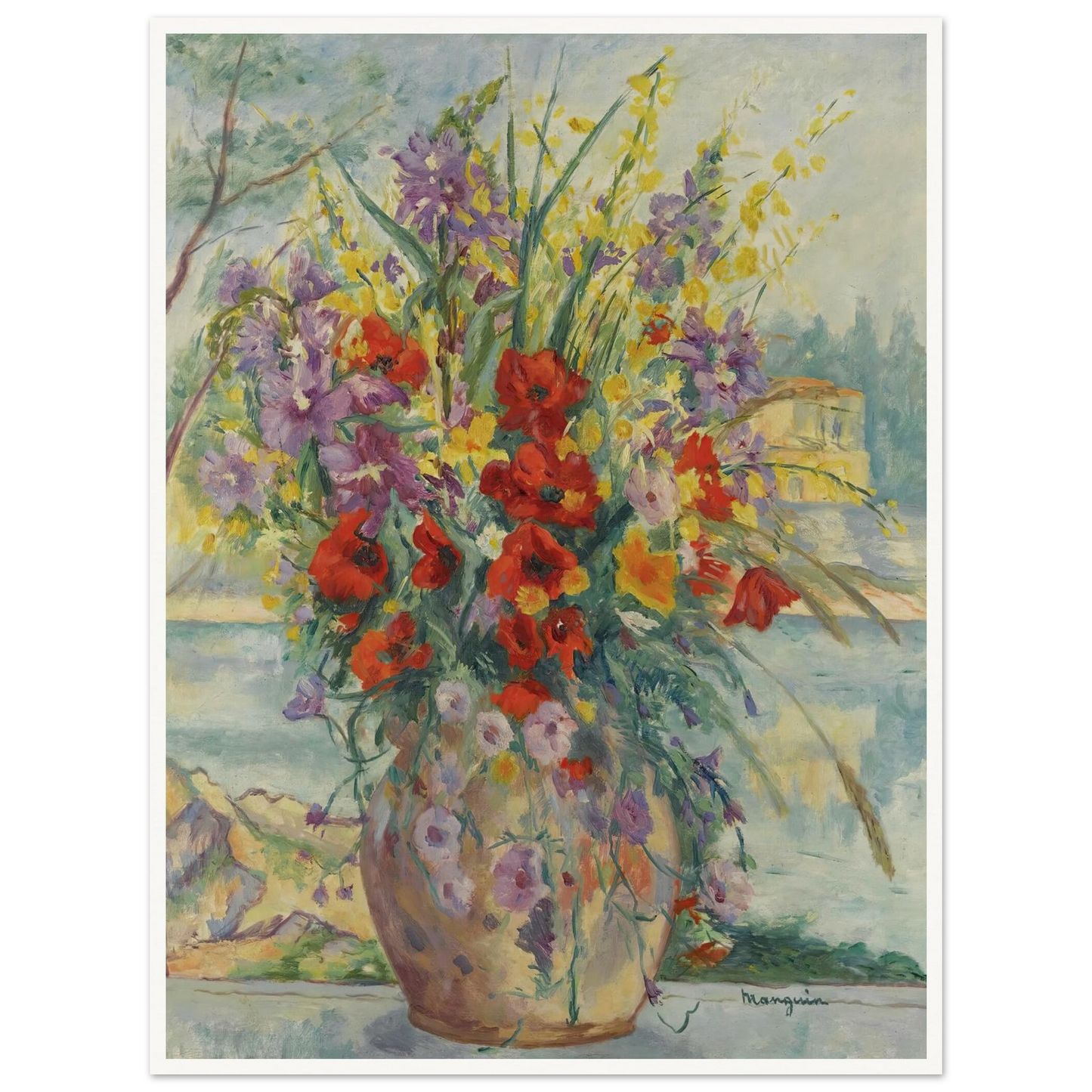 Fleurs Des Champs (1940) Art Print | Henri Manguin-Quipham Collections