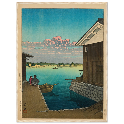 Hizen Yobuko no asa (Morning in Yobuko, Hizen) (1948) Art Print | Kawase Hasui-Quipham Collections