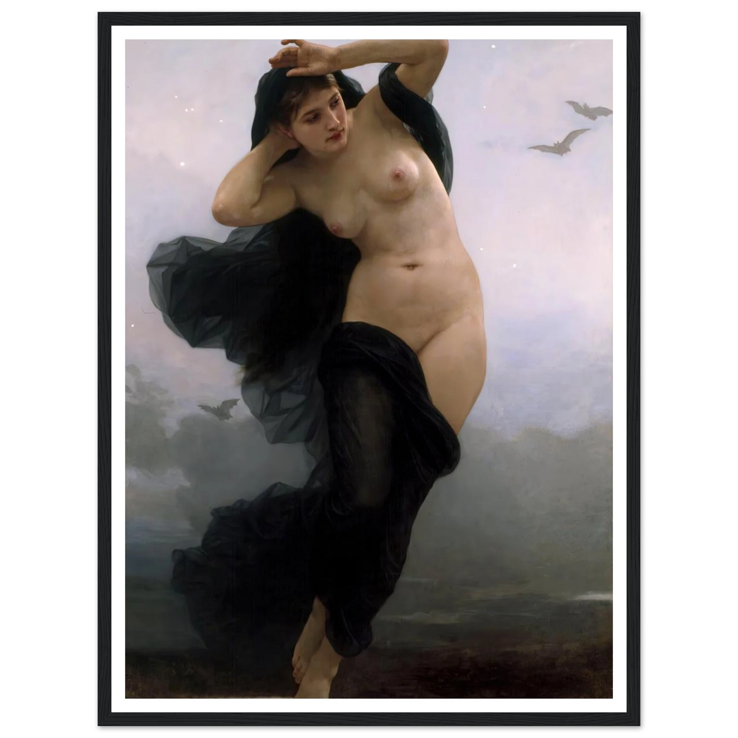 La Nuit (1883) Art Print | William Bouguereau-Quipham Collections