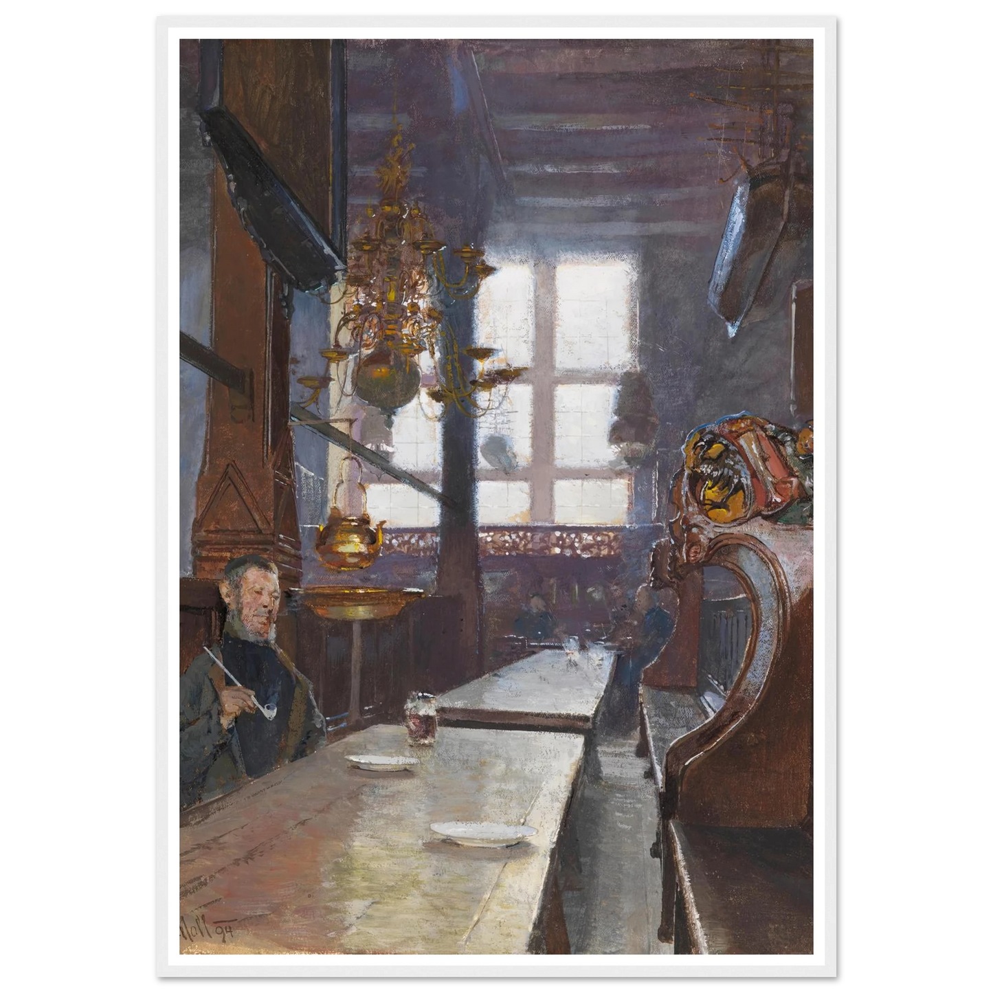 Schifferhaus in Lübeck (1894) Art Print | Carl Moll-Quipham Collections