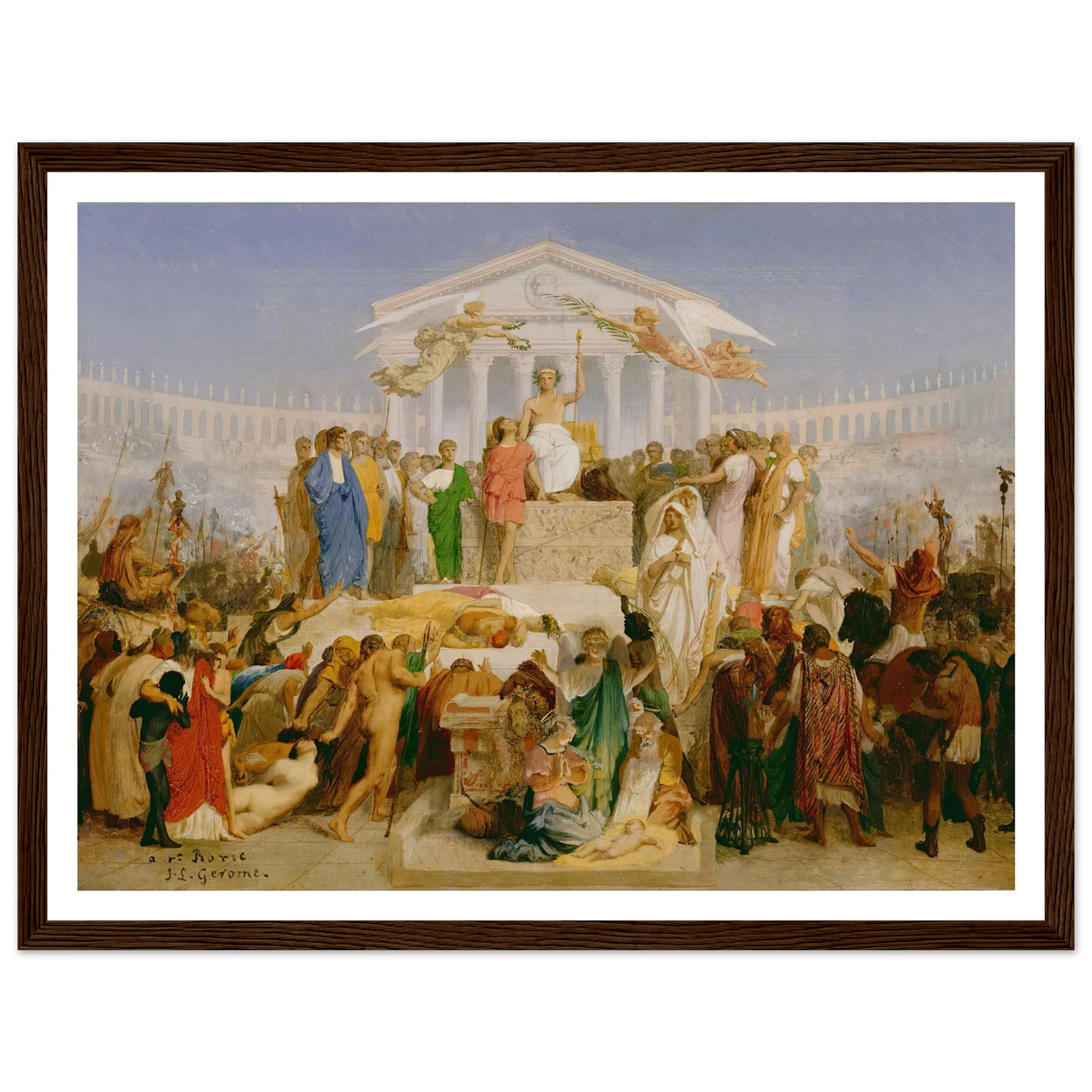 The Age of Augustus, the Birth of Christ (1852) Art Print | Jean Leon Gerome-Quipham Collections