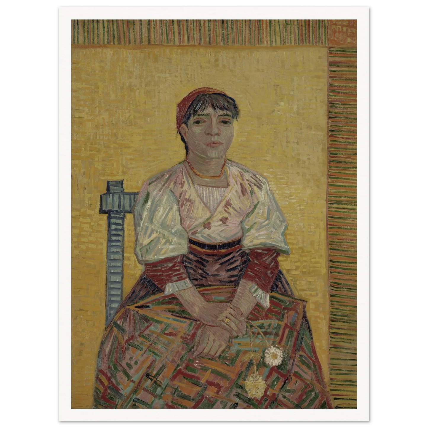 The Italian Woman (1887) Art Print | Vincent van Gogh-Quipham Collections
