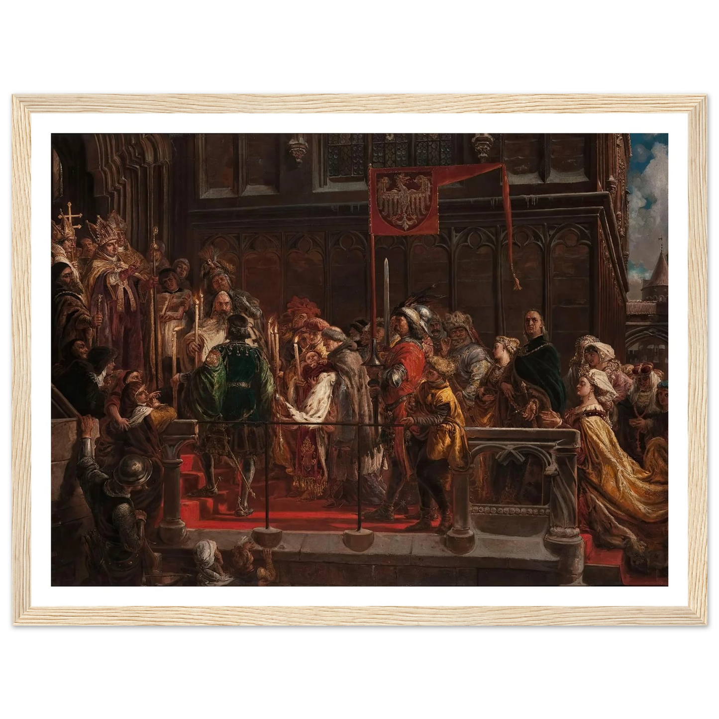 Baptism of Władysław Warneńczyk, 18 February 1425 (1881) Art Print | Jan Matejko-Quipham Collections