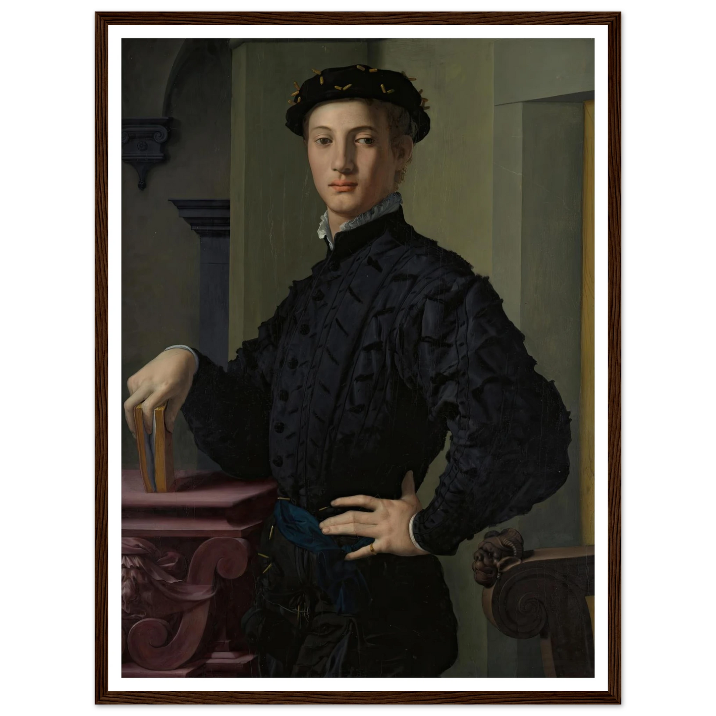 Portrait of a Young Man (1530s) Art Print | Agnolo Bronzino-Quipham Collections