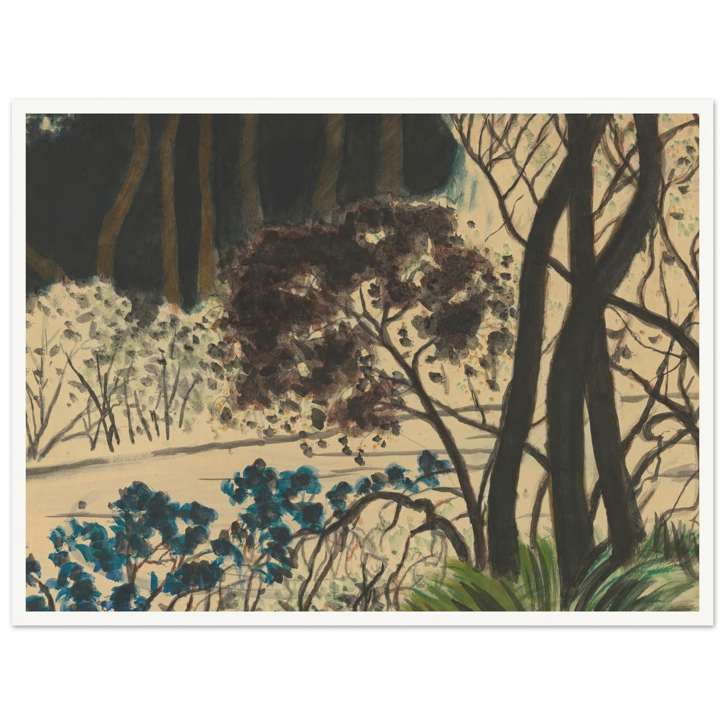 Bosgezicht Art Print | Leon Spilliaert-Quipham Collections