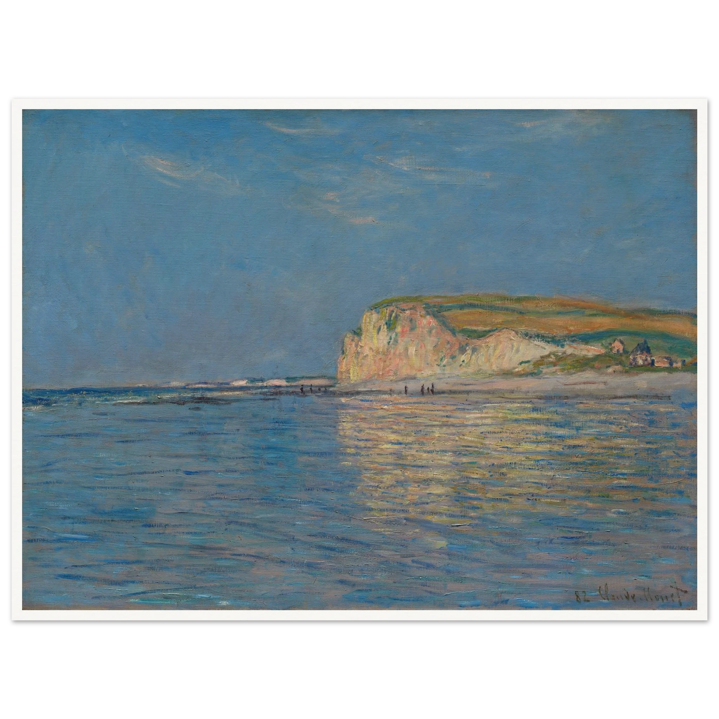 Low Tide at Pourville, near Dieppe, 1882 (1882) Art Print | Claude Monet-Quipham Collections