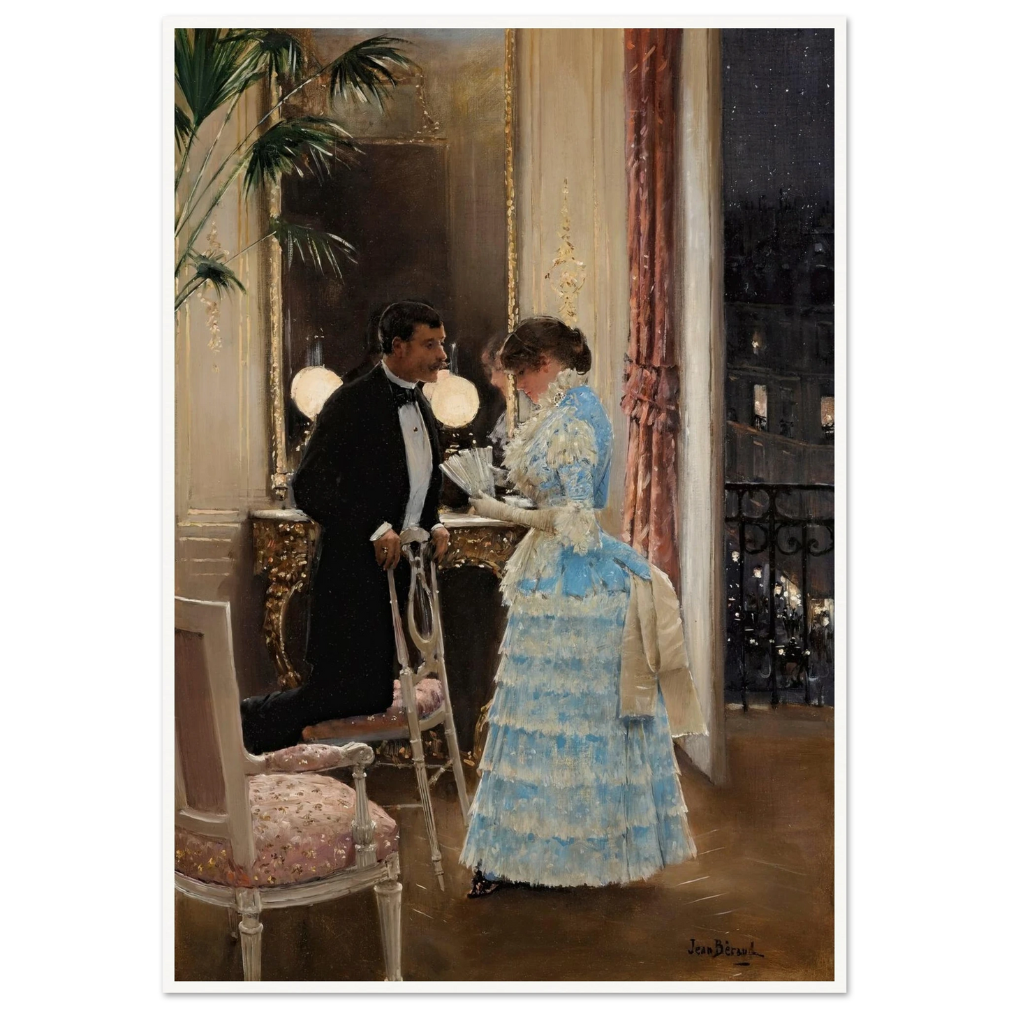 La Conversation Art Print | Jean Beraud-Quipham Collections