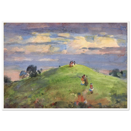 On The Sunset Hill, 1926 (1926) Art Print | William Henry Holmes-Quipham Collections