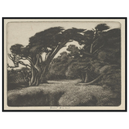 Cypress Bower (1920) Art Print | Ernest Haskell-Quipham Collections