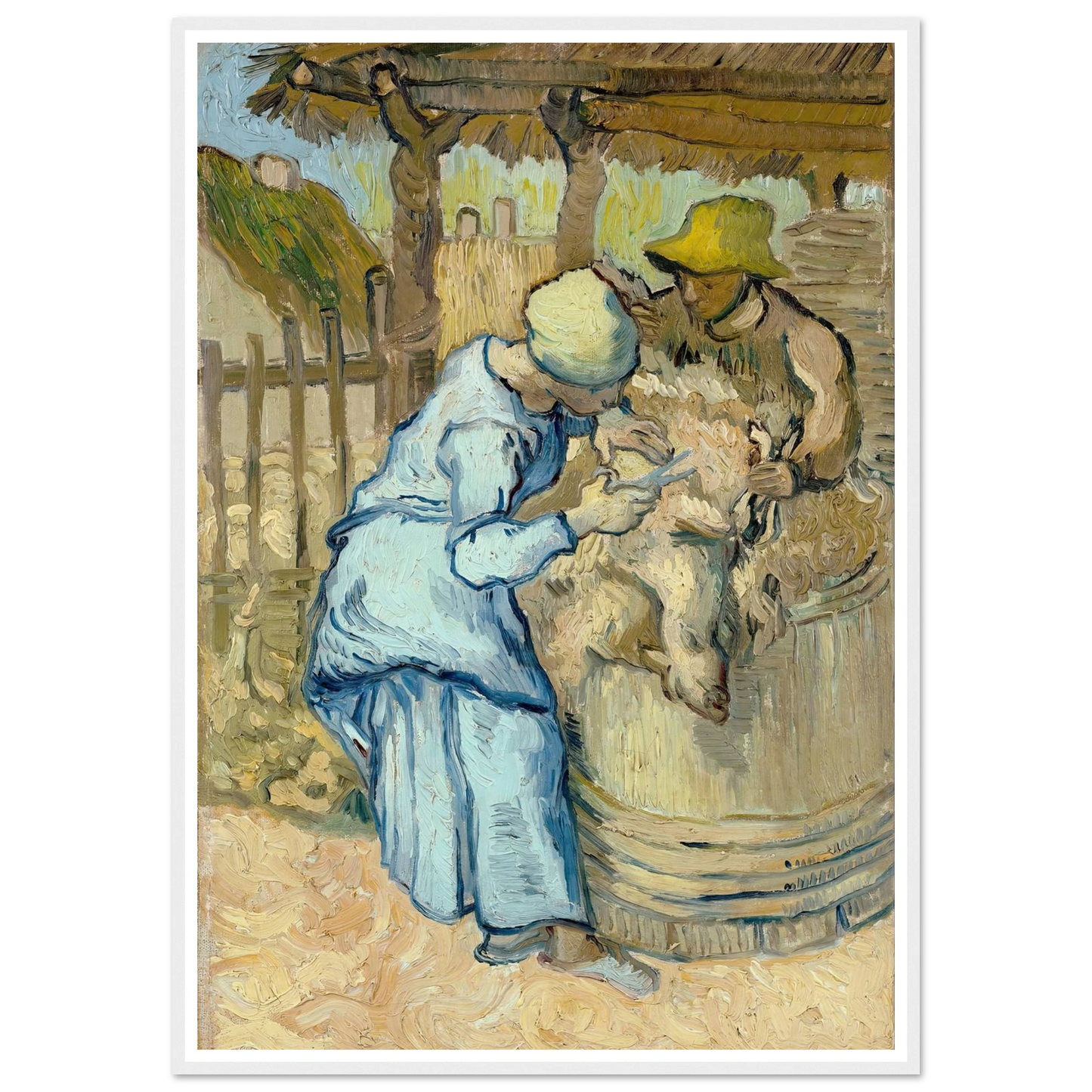 The Sheep-Shearer (After Millet) Art Print | Vincent van Gogh-Quipham Collections