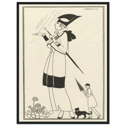 Tailleur de ratin (1914) Art Print | George Barbier-Quipham Collections