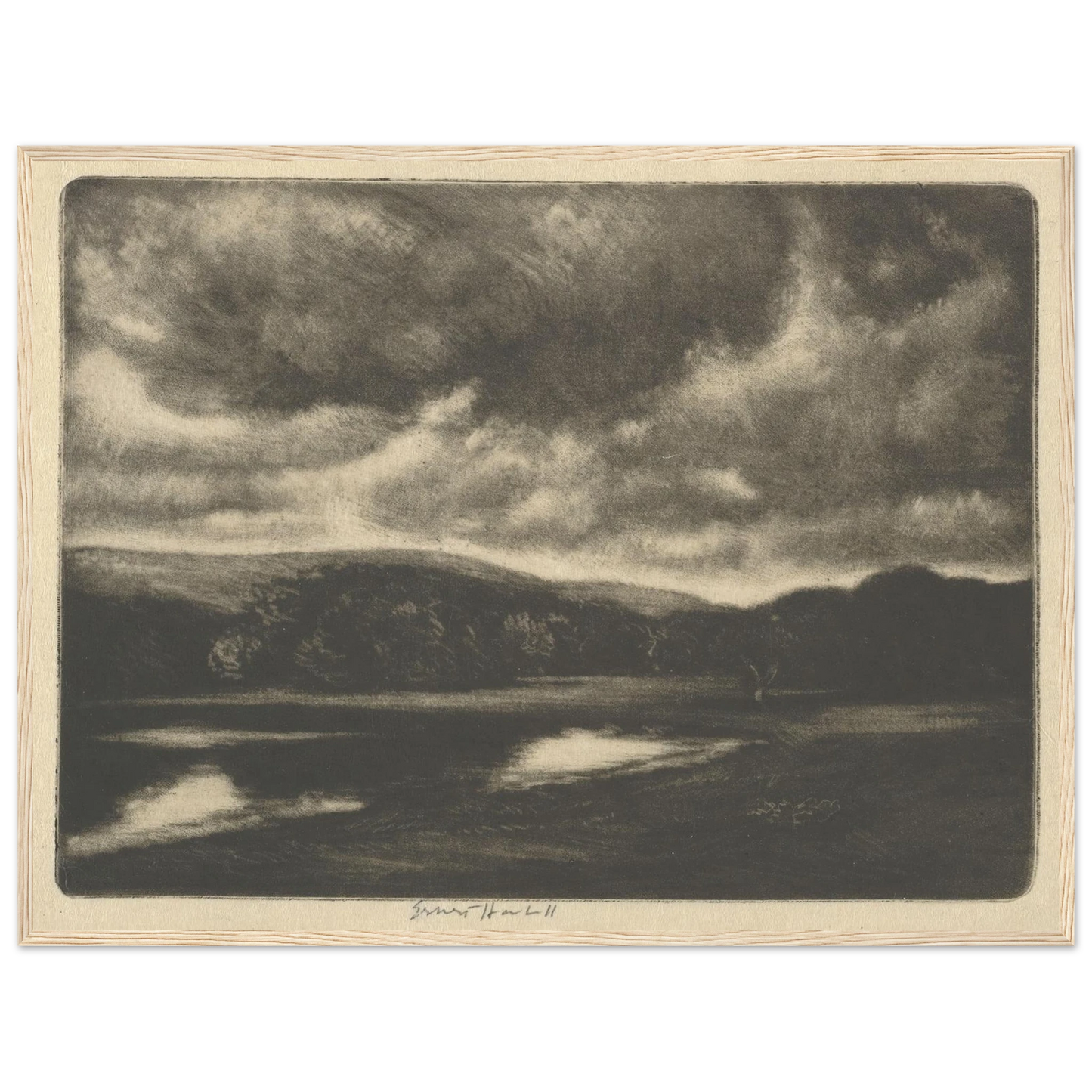Evening Shadows (1919-1920) Art Print | Ernest Haskell-Quipham Collections