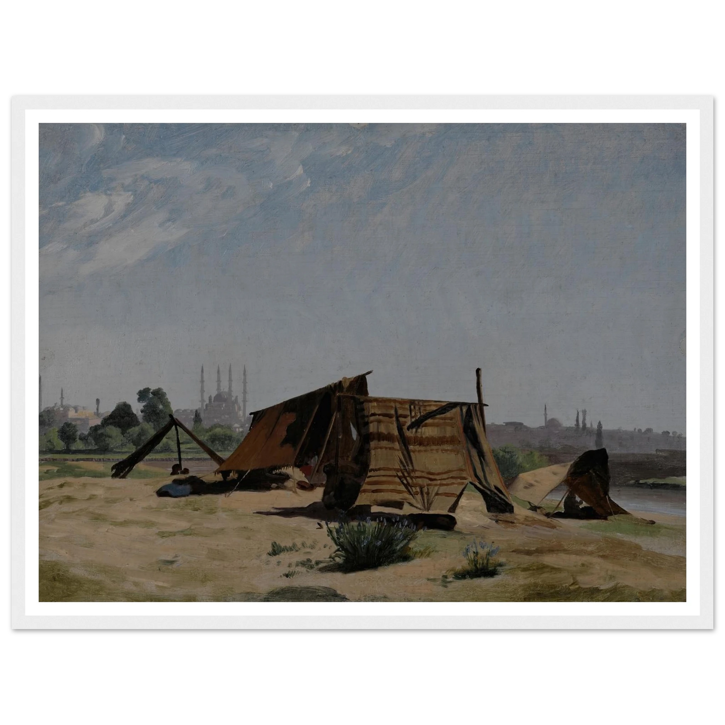 An Encampment before Constantinople Art Print | Jean Leon Gerome-Quipham Collections