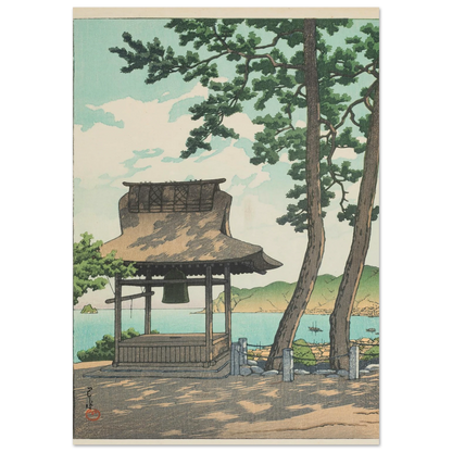 Izu Ito Shugetsuin (Shugetsu Temple in Ito, Izu) (1933) Art Print | Kawase Hasui-Quipham Collections