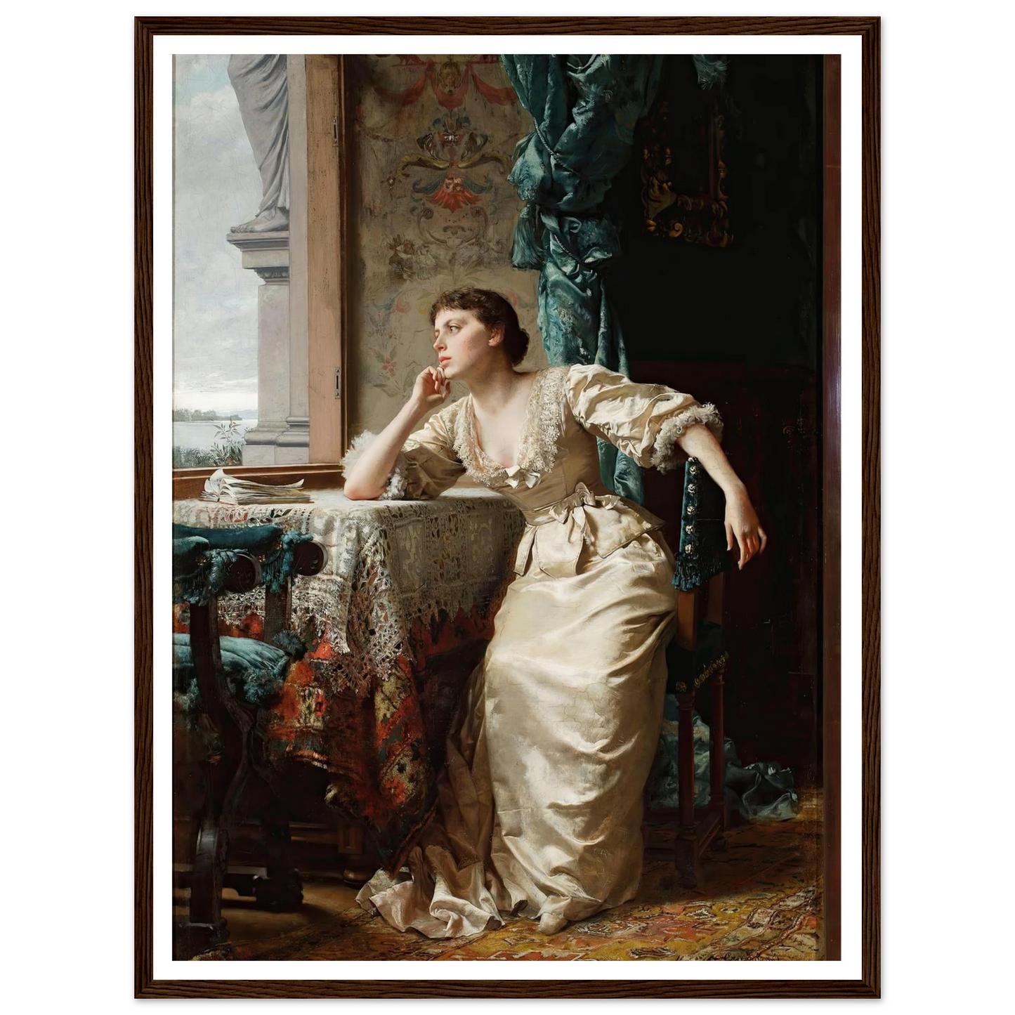Reverie (1883) Art Print | Wladyslaw Czachorski-Quipham Collections
