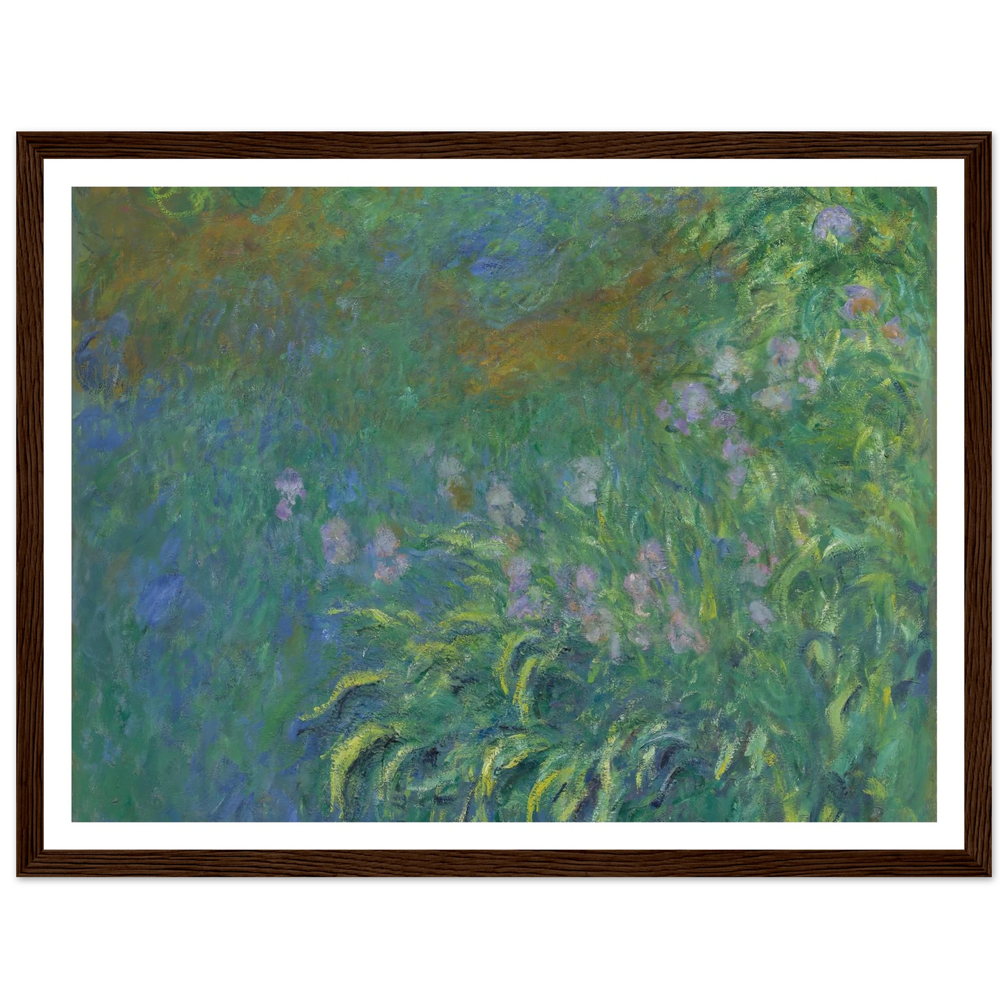 Irises (1914-17) Art Print | Claude Monet-Quipham Collections