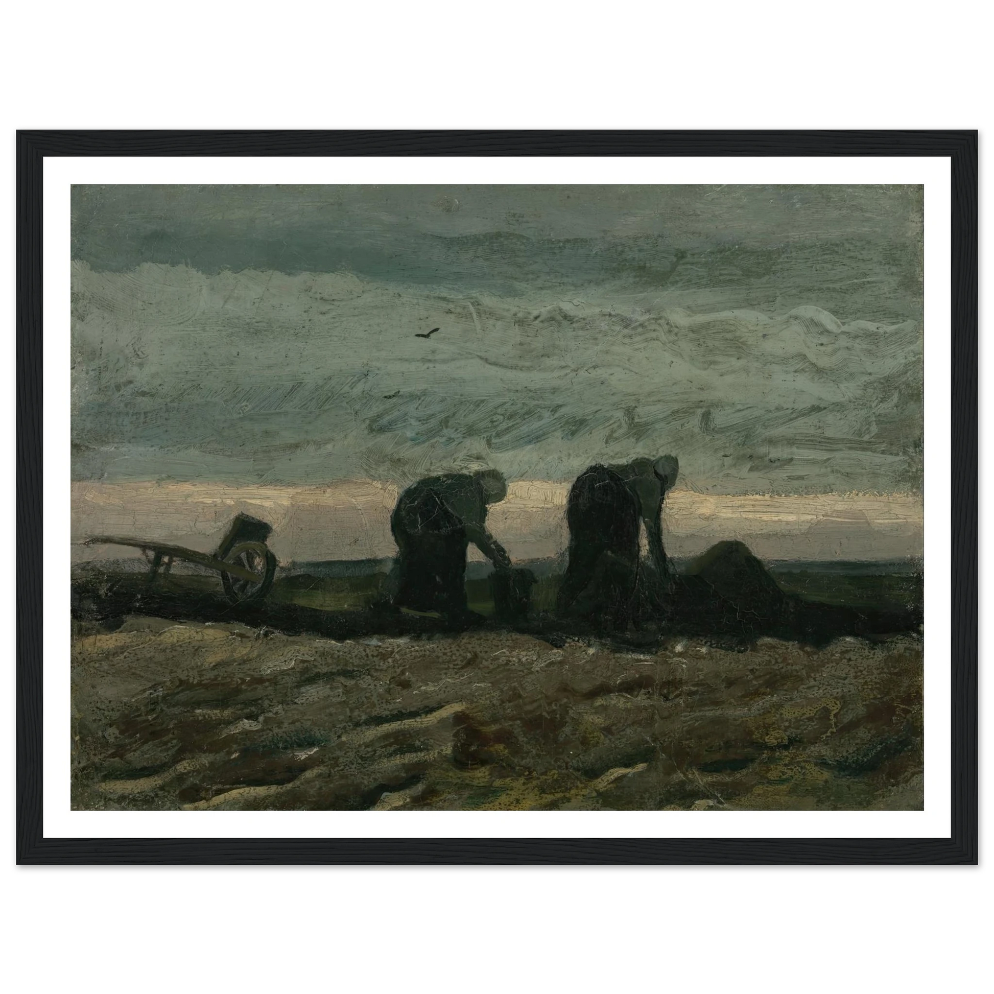 Two women on the heath (1883) Art Print | Vincent van Gogh-Quipham Collections