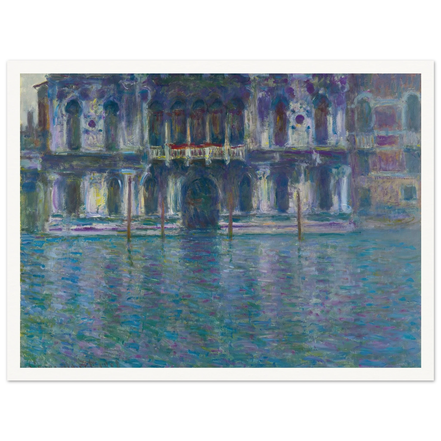 Le Palais Contarini (1908) Art Print | Claude Monet-Quipham Collections