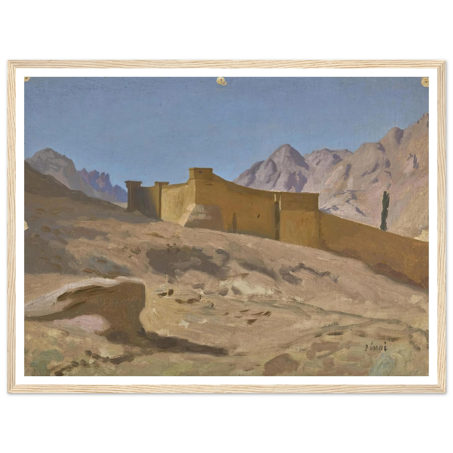Le monastère de Sainte-Catherine Art Print | Jean Leon Gerome-Quipham Collections