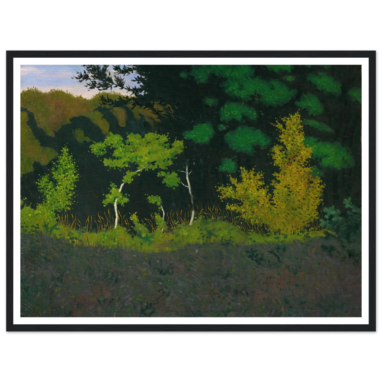 Edge Of The Wood (1920) Art Print | Felix Vallotton-Quipham Collections