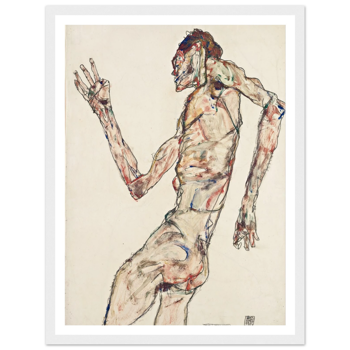 The Dancer (1913) Art Print | Egon Schiele-Quipham Collections