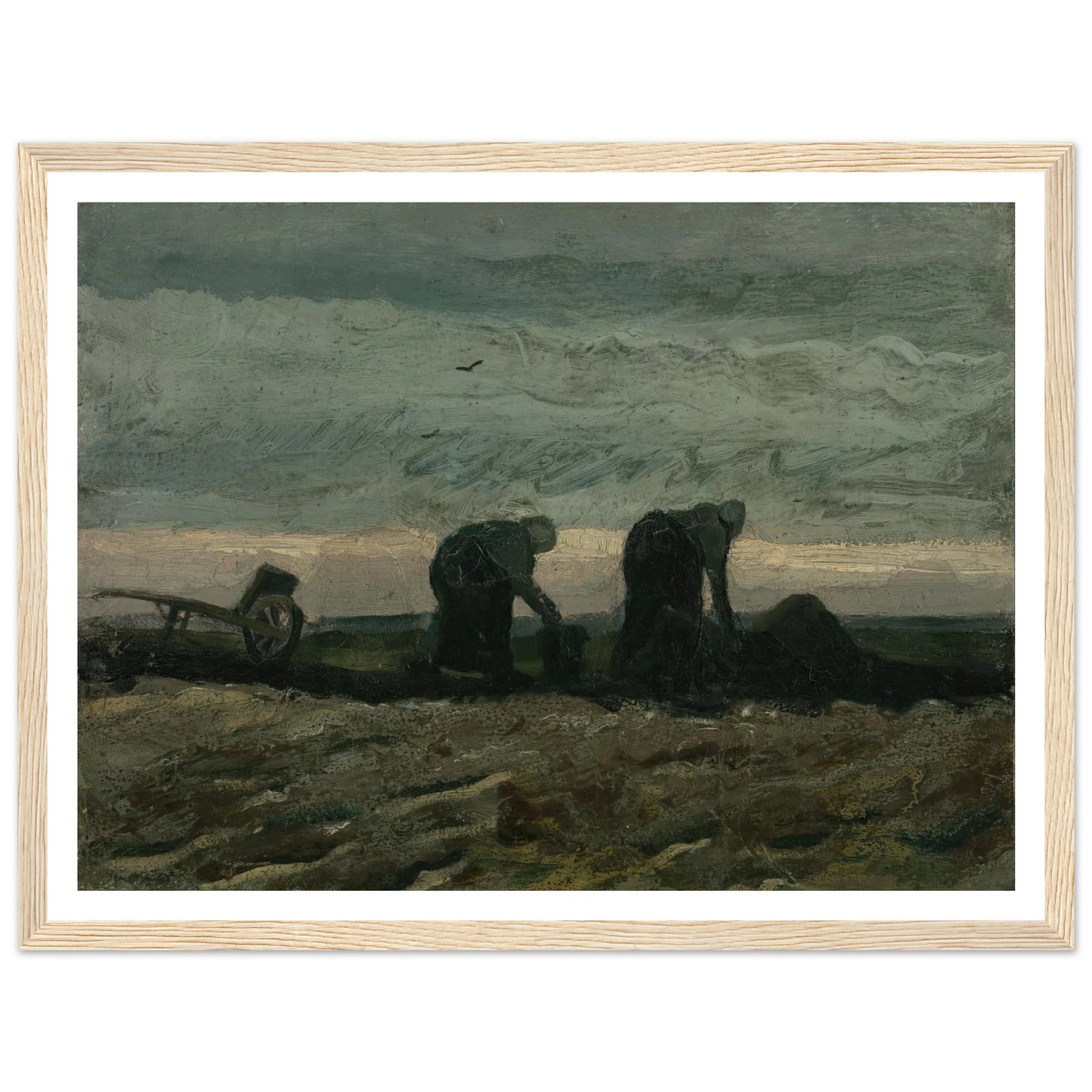 Two women on the heath (1883) Art Print | Vincent van Gogh-Quipham Collections