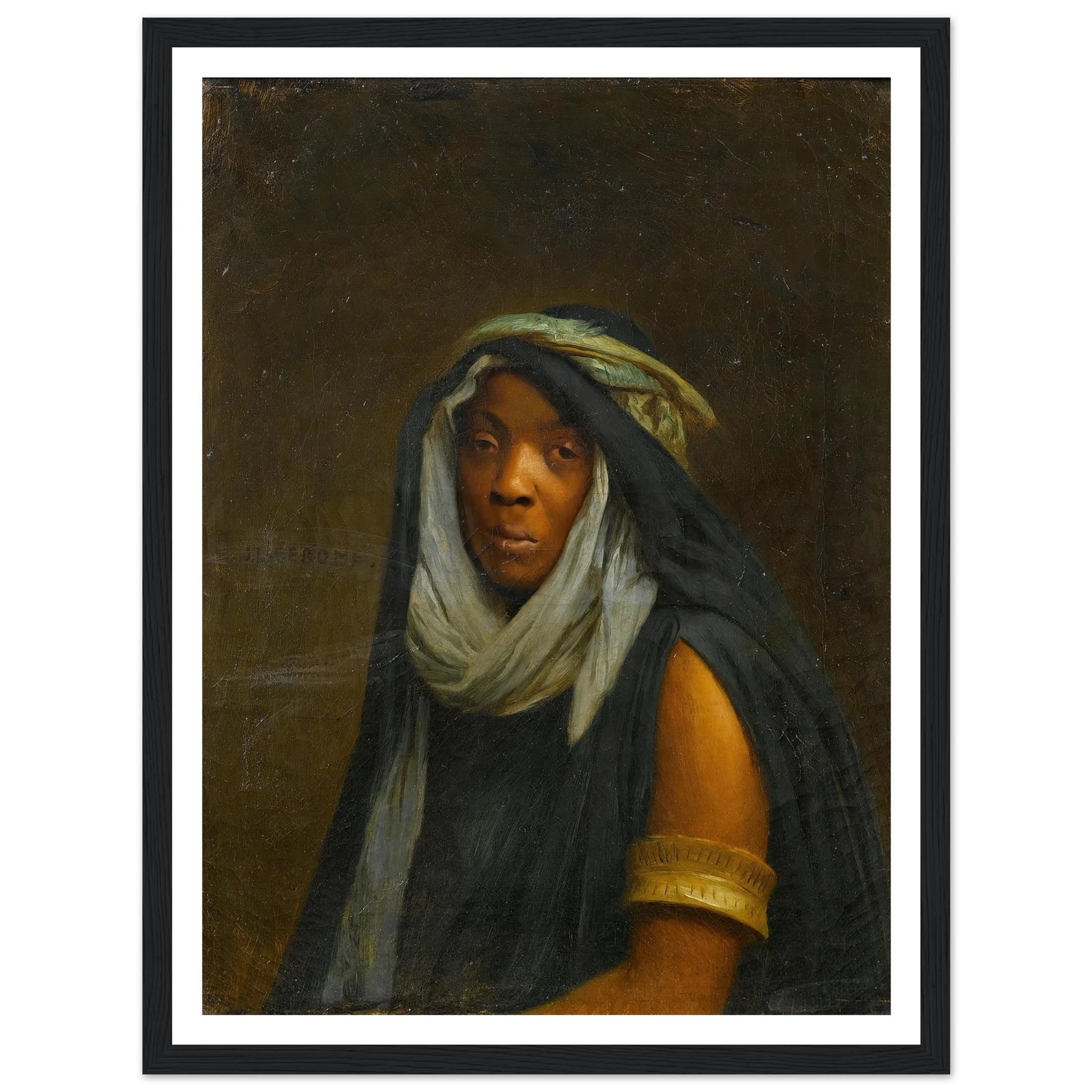 The black servant girl Art Print | Jean Leon Gerome-Quipham Collections