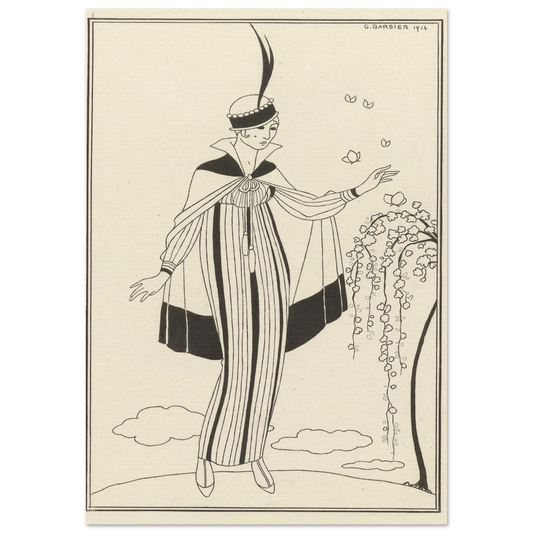 Journal des Dames et des Modes, Costumes Parisiens, 1914, No. 150 (1914) Art Print | George Barbier-Quipham Collections
