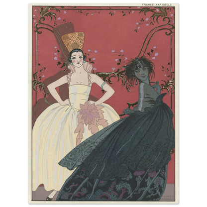 Le Jour et la Nuit (1922) Art Print | George Barbier-Quipham Collections