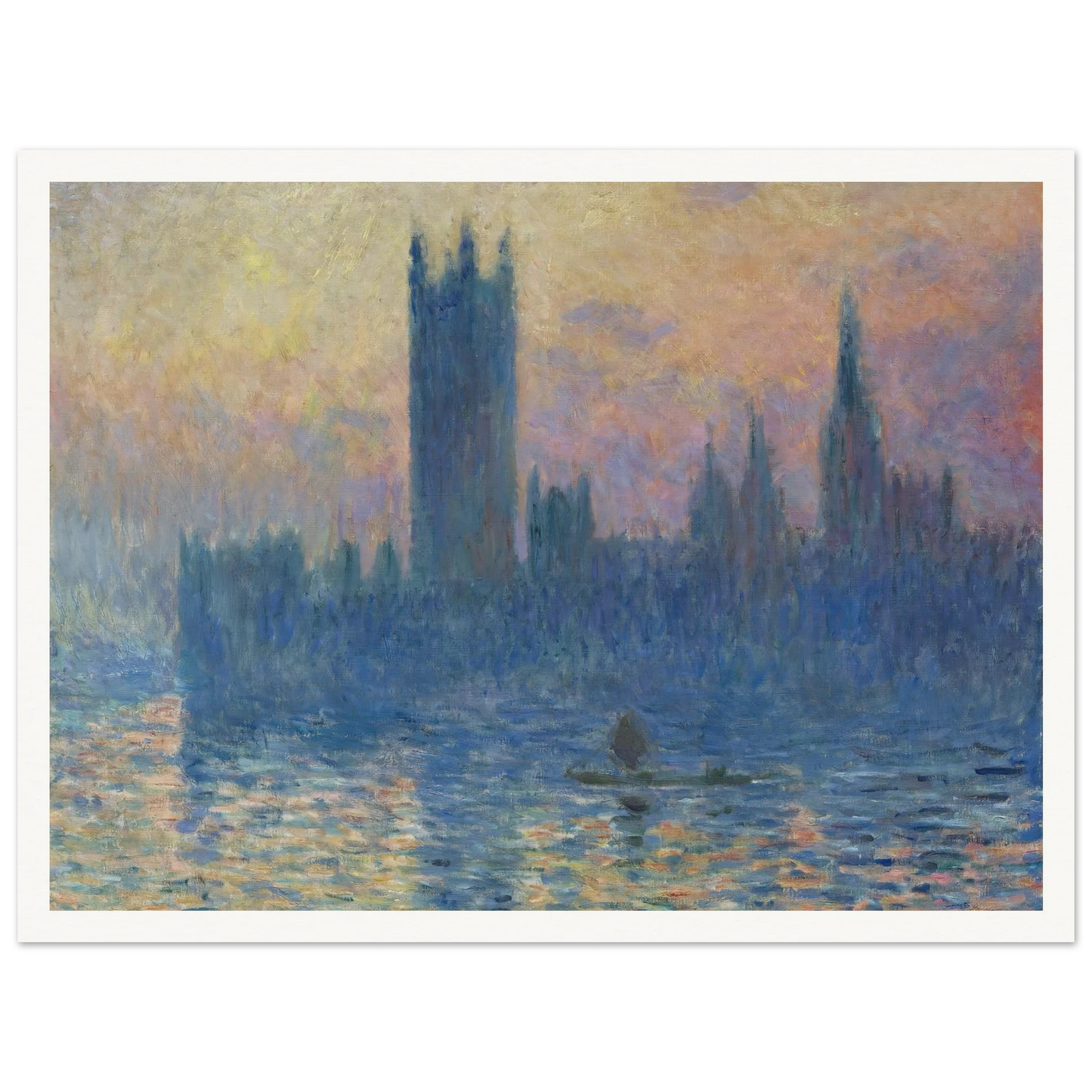 The Houses of Parliament,Sunset (1903) Art Print | Claude Monet-Quipham Collections