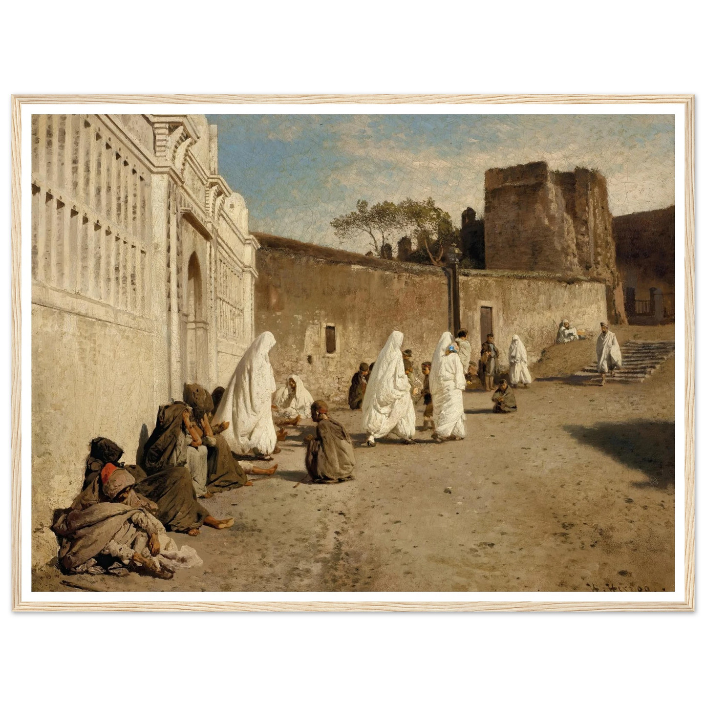 Entrance into the Alhambra, Spain Art Print | Hermann Ottomar Herzog-Quipham Collections