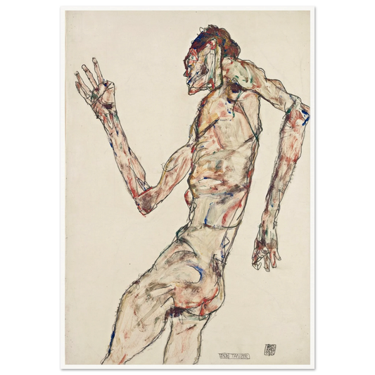 The Dancer (1913) Art Print | Egon Schiele-Quipham Collections