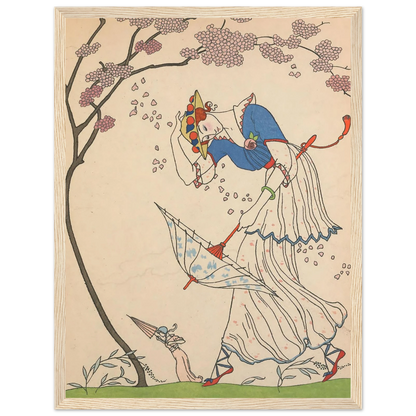 Le Coup de Vent (1914) Art Print | George Barbier-Quipham Collections