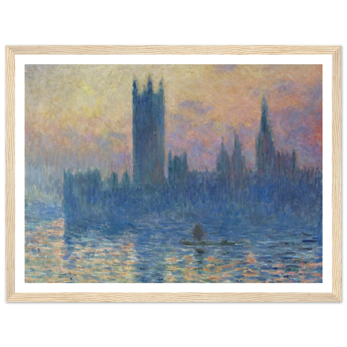 The Houses of Parliament,Sunset (1903) Art Print | Claude Monet-Quipham Collections