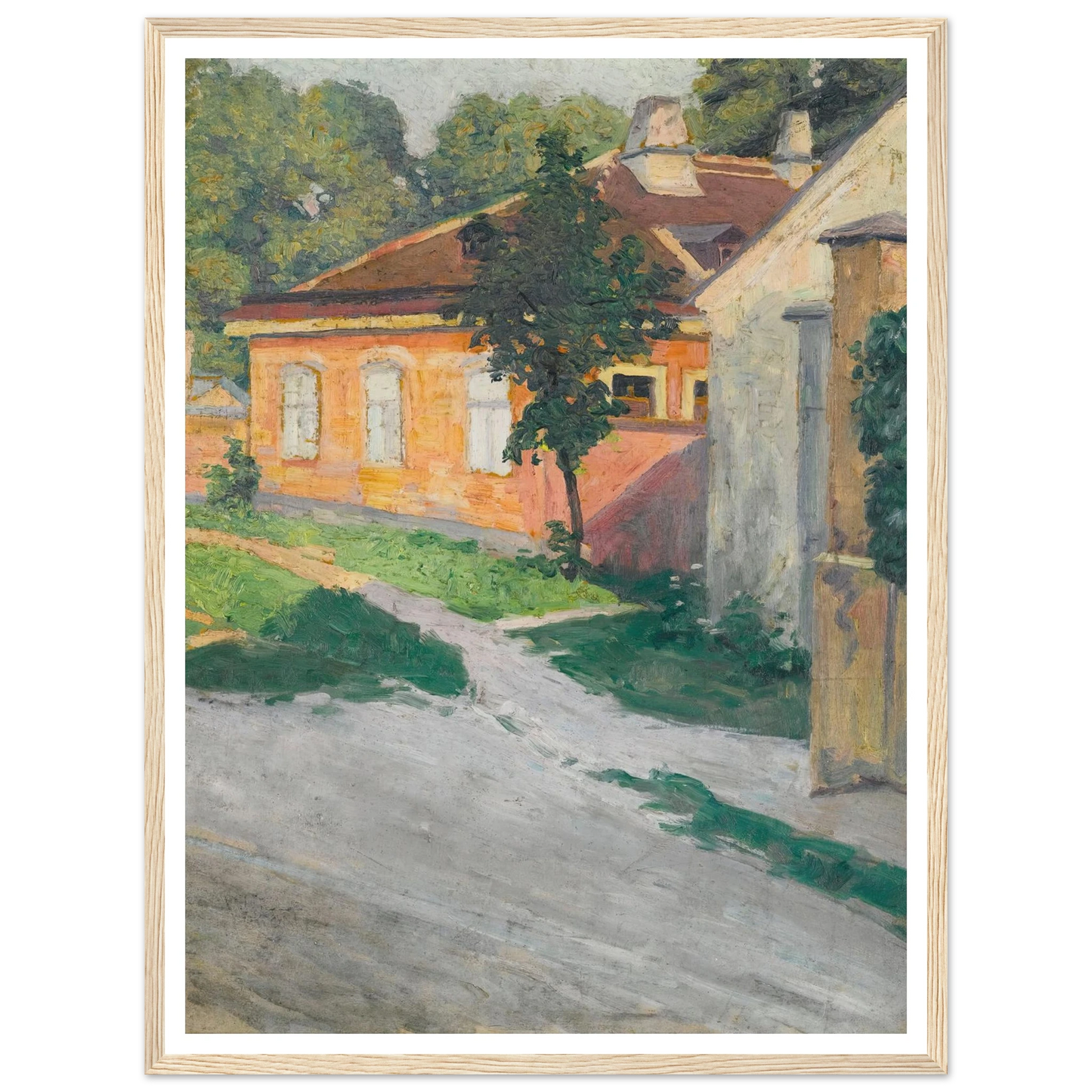 Haus In Hütteldorf (House In Hütteldorf) (1907) Art Print | Egon Schiele-Quipham Collections