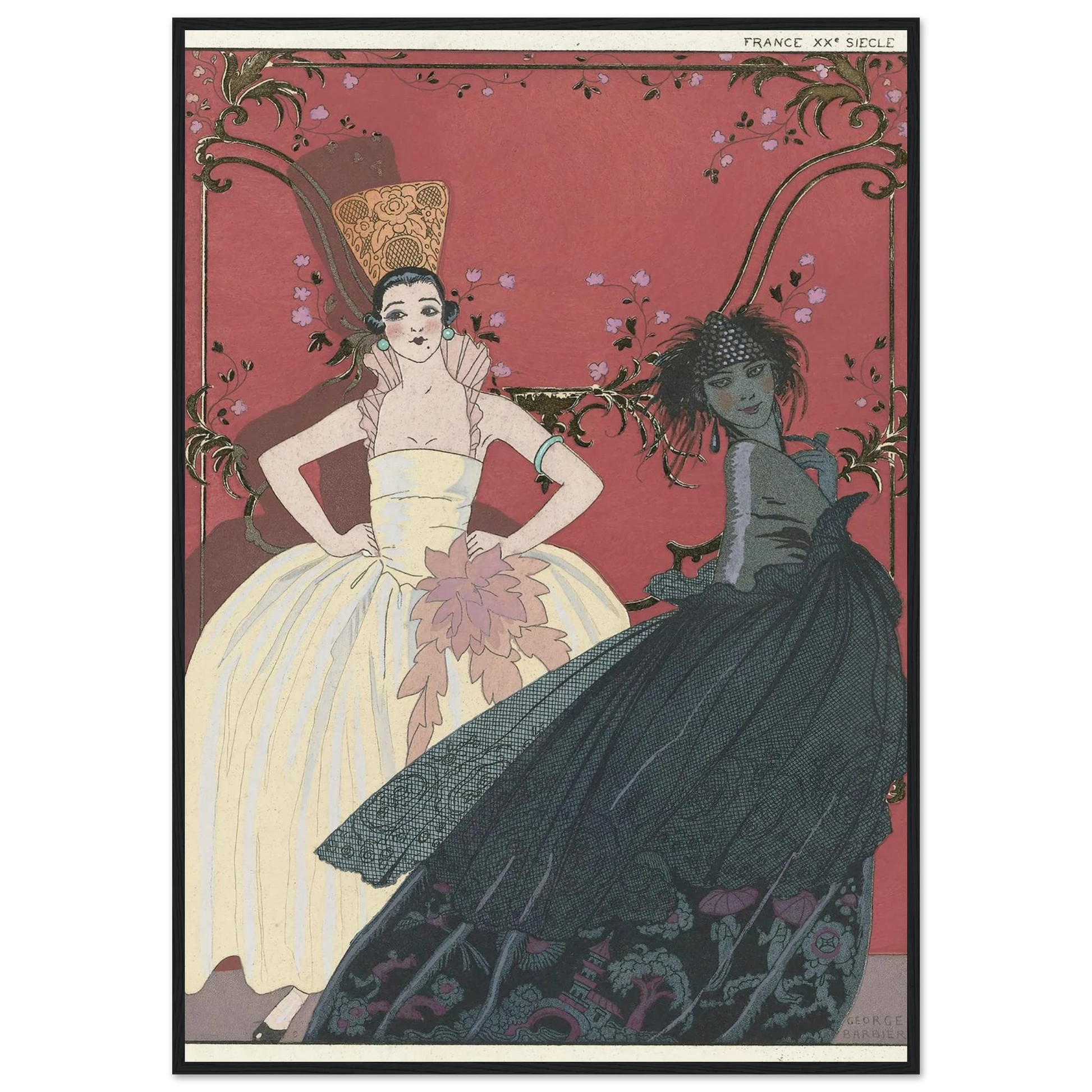 Le Jour et la Nuit (1922) Art Print | George Barbier-Quipham Collections