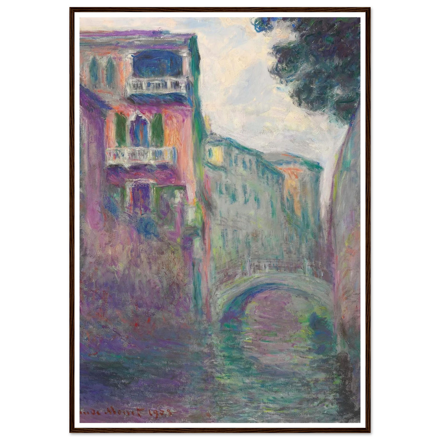 Le Rio de la Salute (1908) Art Print | Claude Monet-Quipham Collections