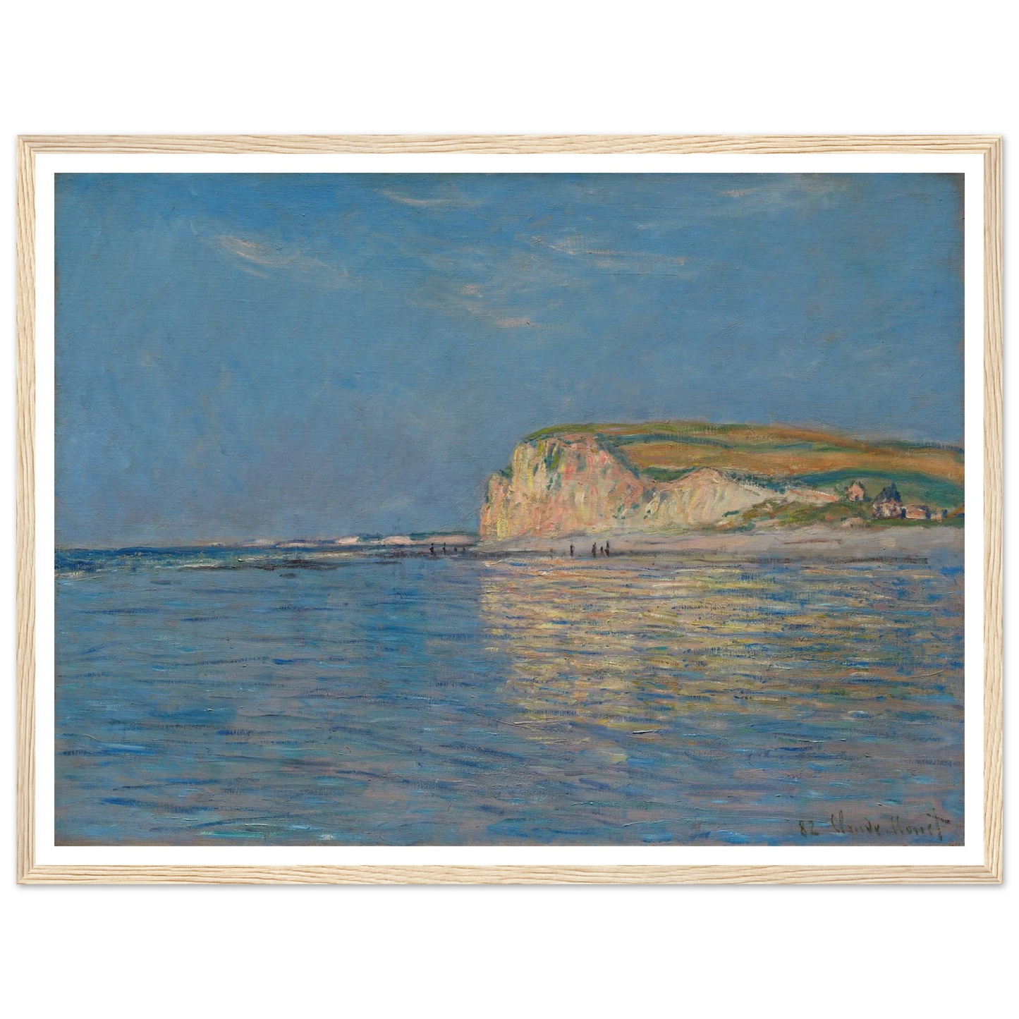 Low Tide at Pourville, near Dieppe, 1882 (1882) Art Print | Claude Monet-Quipham Collections