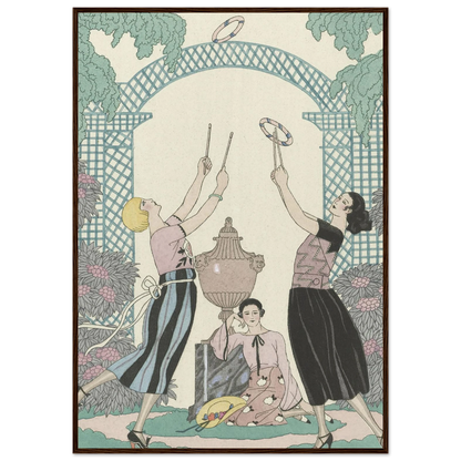 Le Jeu des Graces (1921) Art Print | George Barbier-Quipham Collections