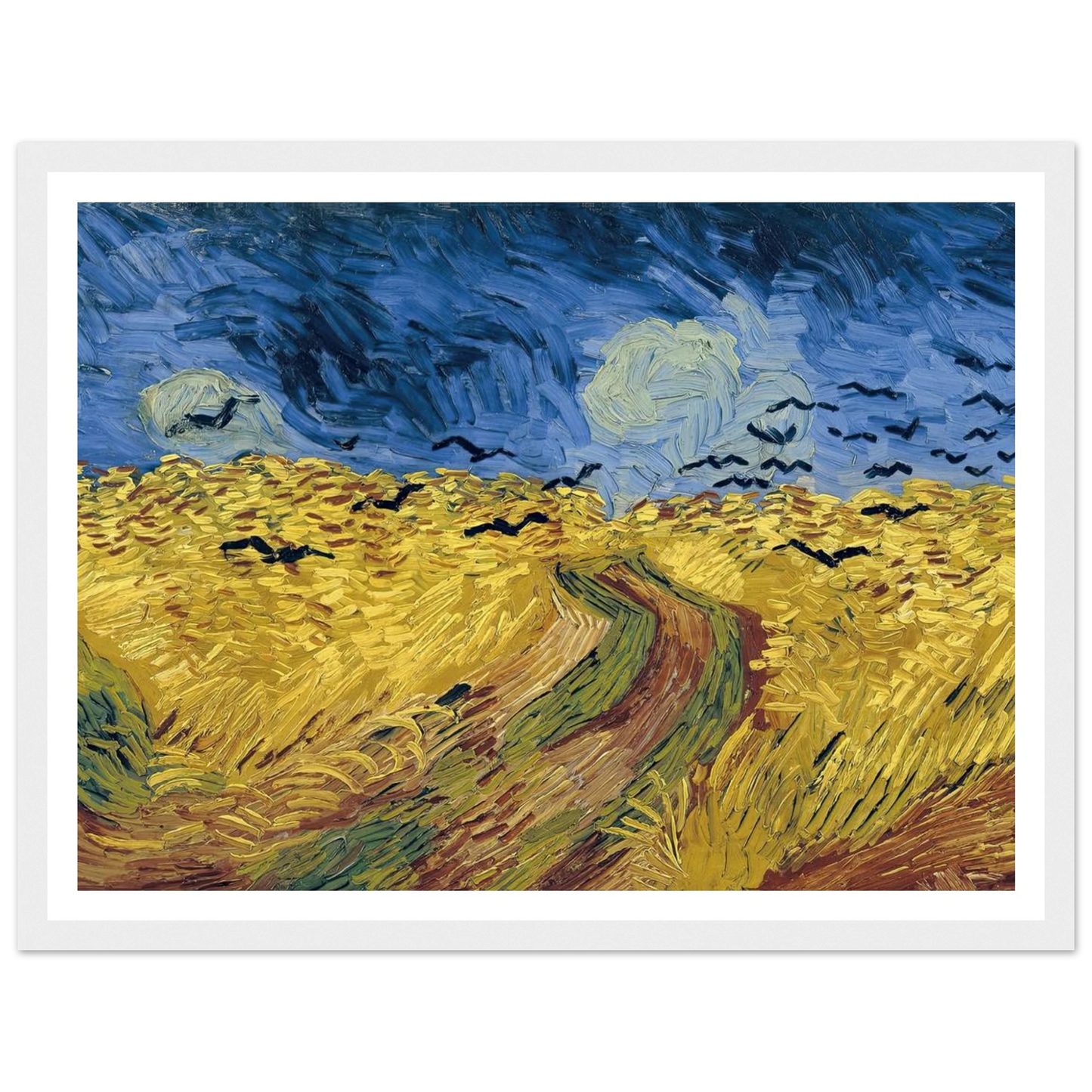 Wheatfield with Crows (1890) Art Print | Vincent van Gogh-Quipham Collections