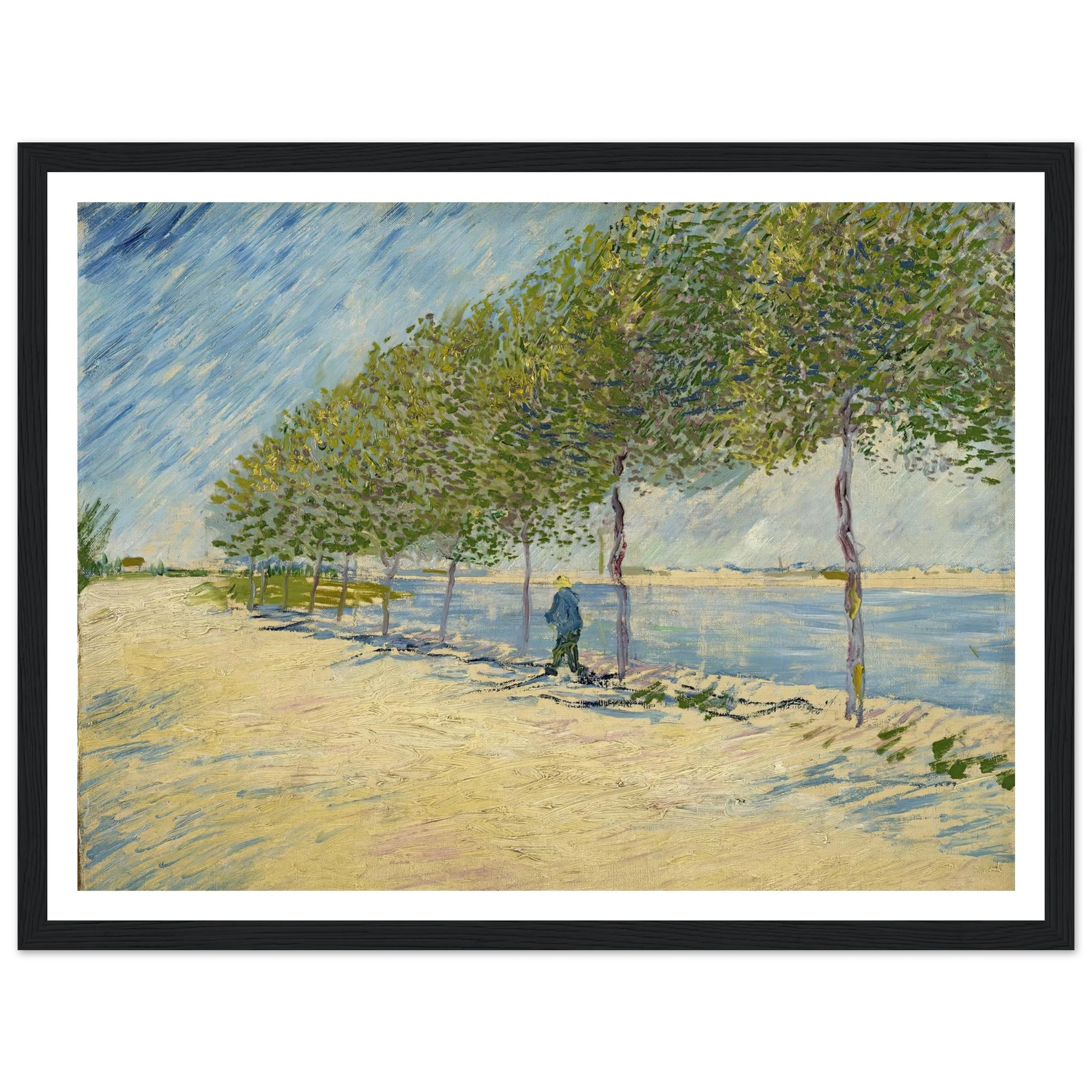 Along the Seine (1887) Art Print | Vincent van Gogh-Quipham Collections