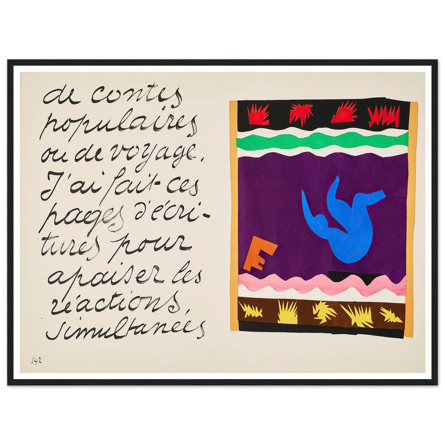 The toboggan (1947) Art Print | Henri Matisse-Quipham Collections