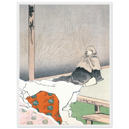 The Dancer Hotoke Gozen at Giōji (1897) Art Print | Kobayashi Kiyochika-Quipham Collections