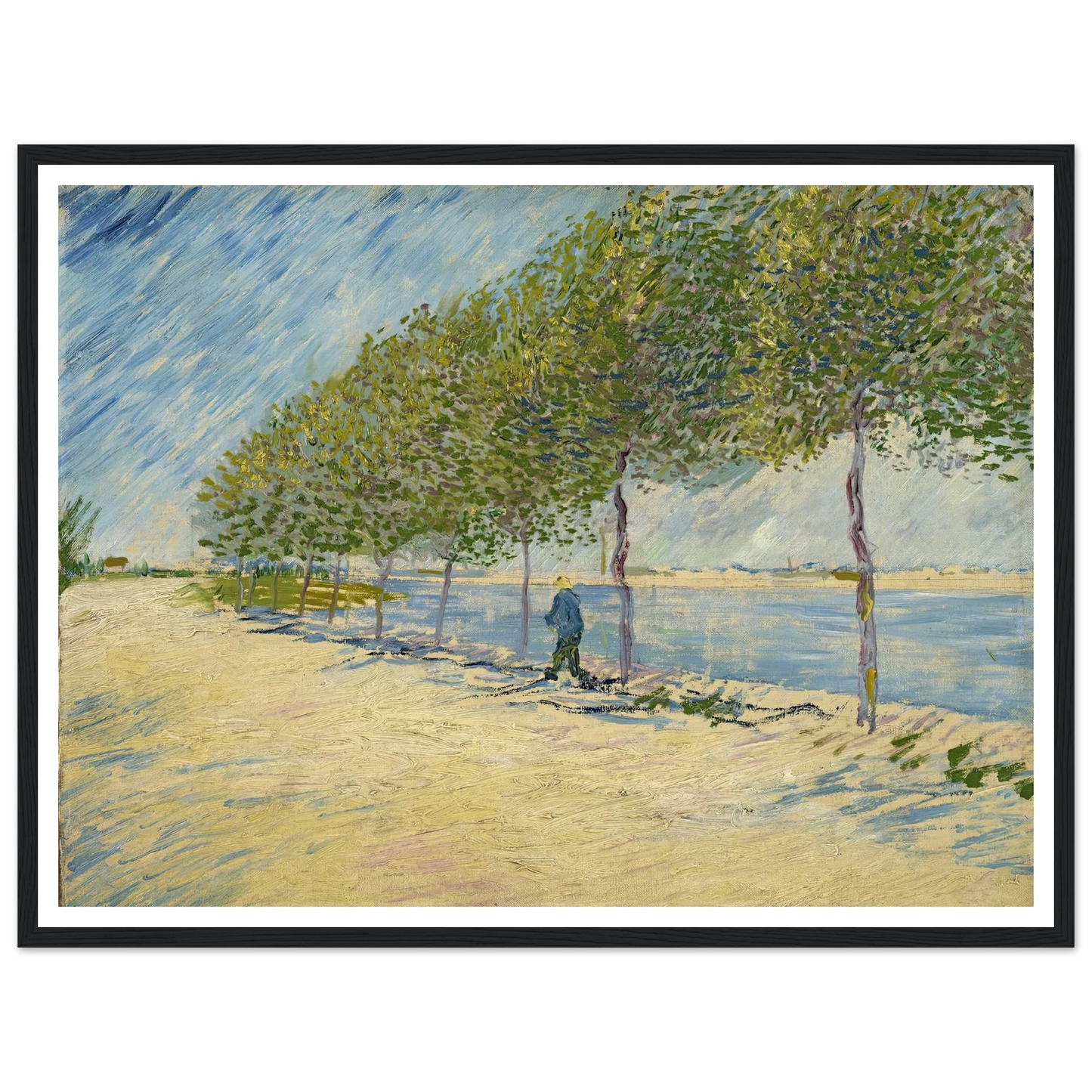 Along the Seine (1887) Art Print | Vincent van Gogh-Quipham Collections