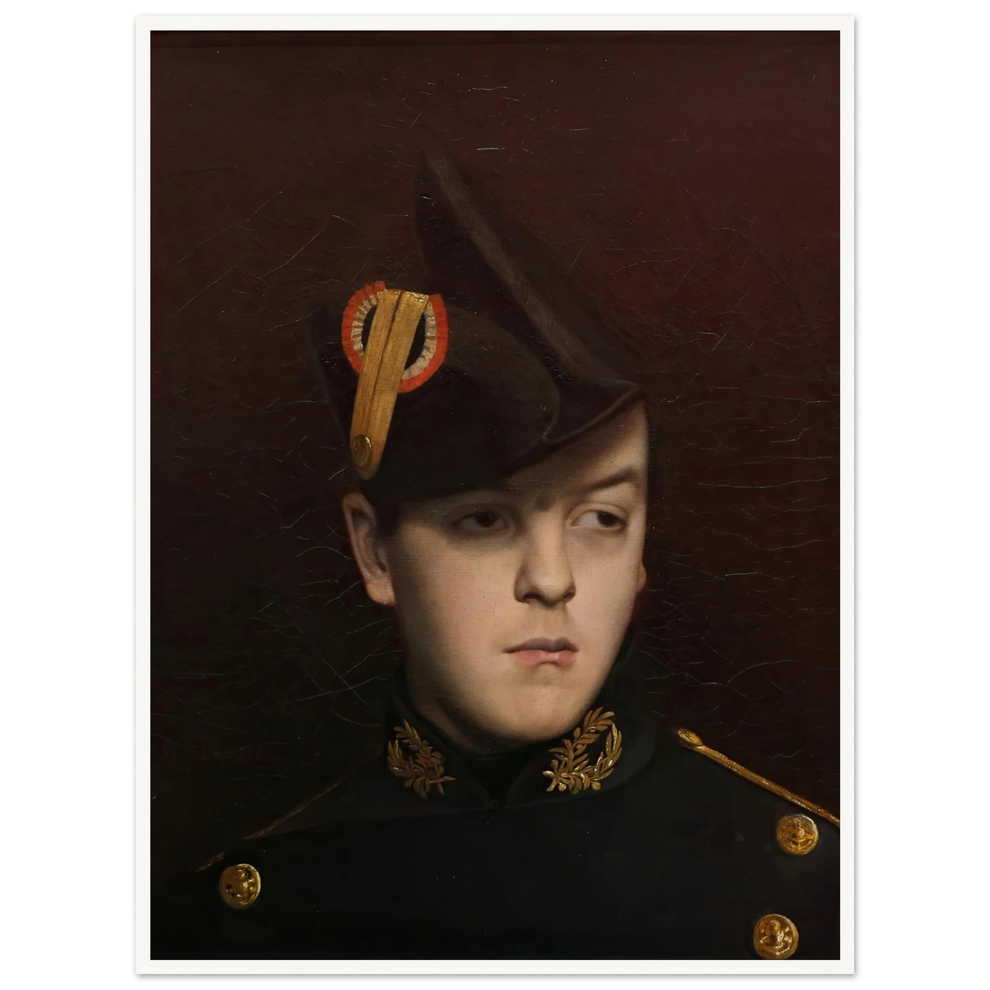 Portrait of Armand Gérome Art Print | Jean Leon Gerome-Quipham Collections