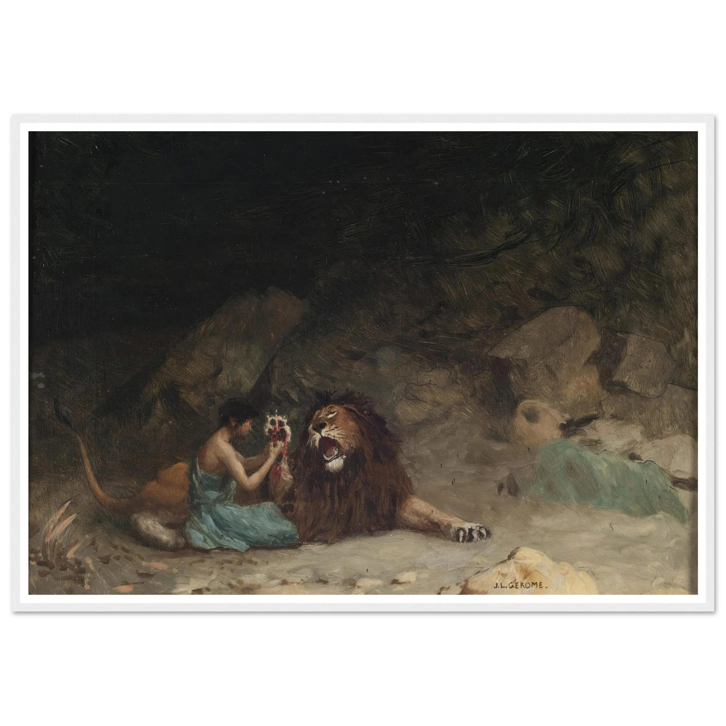 Androcles (circa 1902) Art Print | Jean Leon Gerome-Quipham Collections